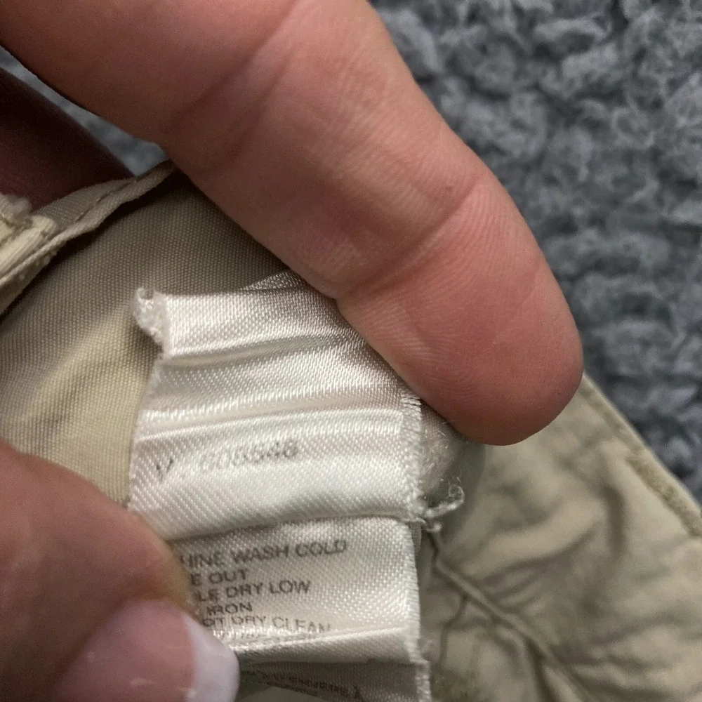 VTG The North Face Technical Hiking Khaki Nylon Cargo Pant Mens XL 38 38x29 $115